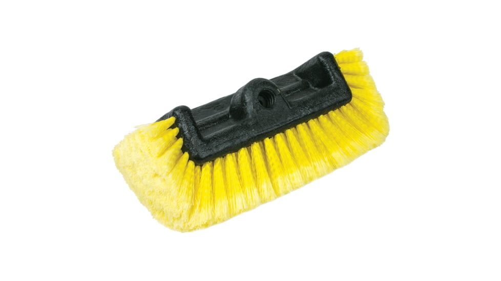 Sea-Dog Boat Hook Angled Three-Sided Bristle Brush - Medium, Yellow, Medium, 491081-1