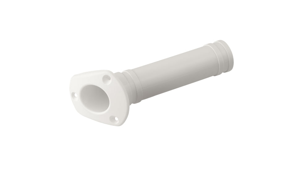 Sea-Dog Flush Mount Rod Holder - White 77701