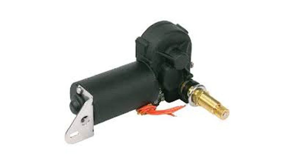 Sea-Dog MRV Wiper Motor - 80 deg Sweep, 2.5 Shaft Length, Black, 412128B-3