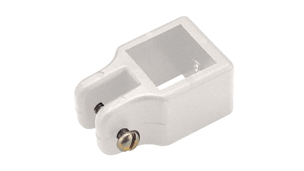 Sea-Dog Nylon Square Tube Top Slide 1, White, 1in, 273561-1