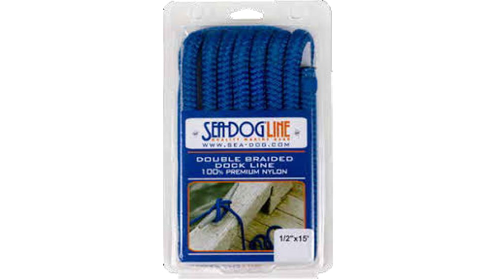 Sea-Dog Premium Double Braided Nylon Bulk Cordage - 1/2in x 600', Navy, 302112600NV