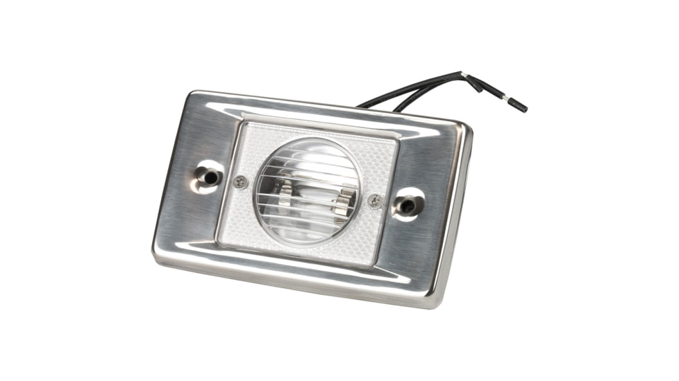 Sea-Dog Rectangular Transom Light, Stainless Steel, 400136-1