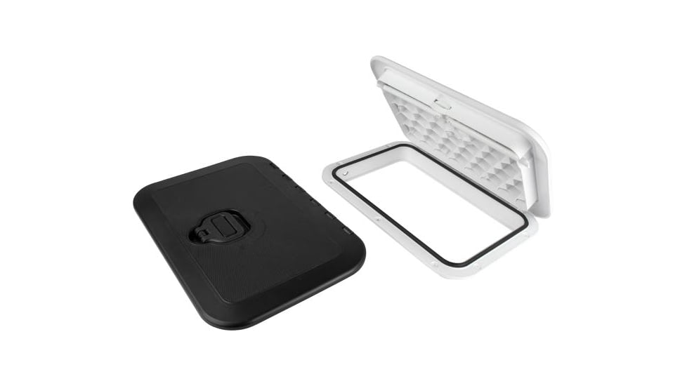 Sea-Dog Triple Latch Rectangular Marine Hatch - 10.25in x 14in, White, 336520