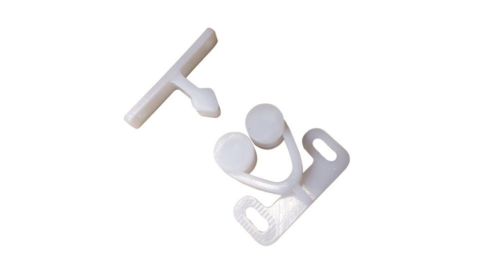 Sea-Dog Twin Roller Door Catch - White 77602