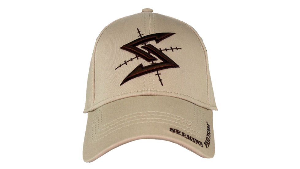 Seekins Precision Hat,Tan w/Brown 3D Logo,Small/Medium 0010820014