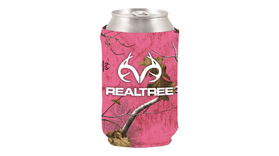 SEI Realtree Logo Magnetic, Can Cooler Realtree Xtra/Pink RMC5207