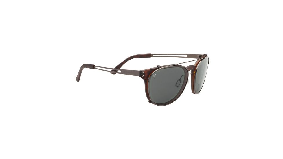 Serengeti Palmiro Sunglasses, Satin Dark Tortoise Frame, Polar PhD CPG Lens, 8055