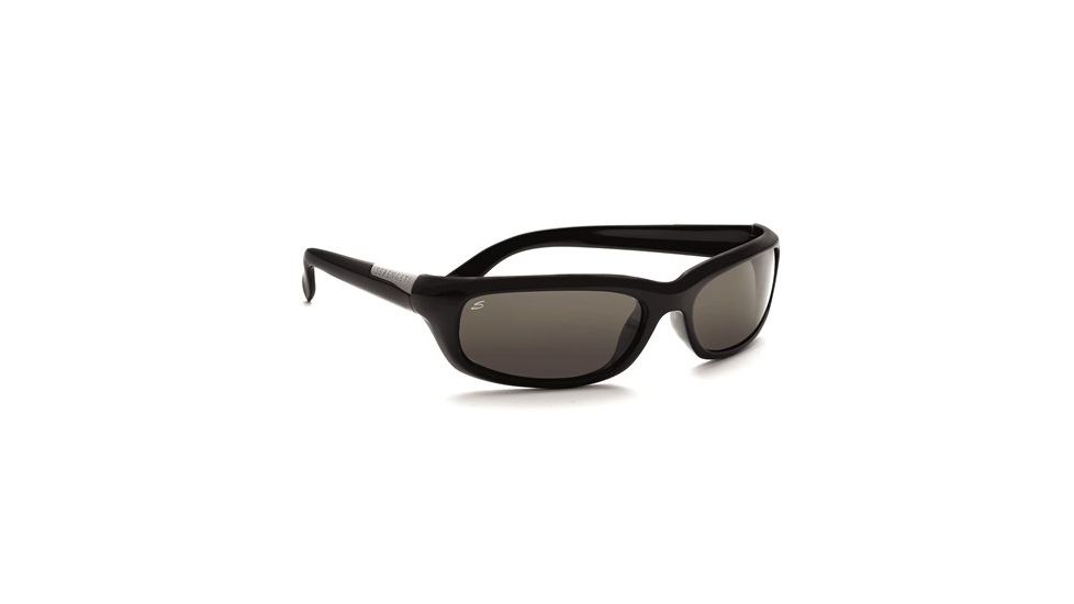 Serengeti Coriano, Shiny Black Frame, Polar PhD CPG Lens, 7426