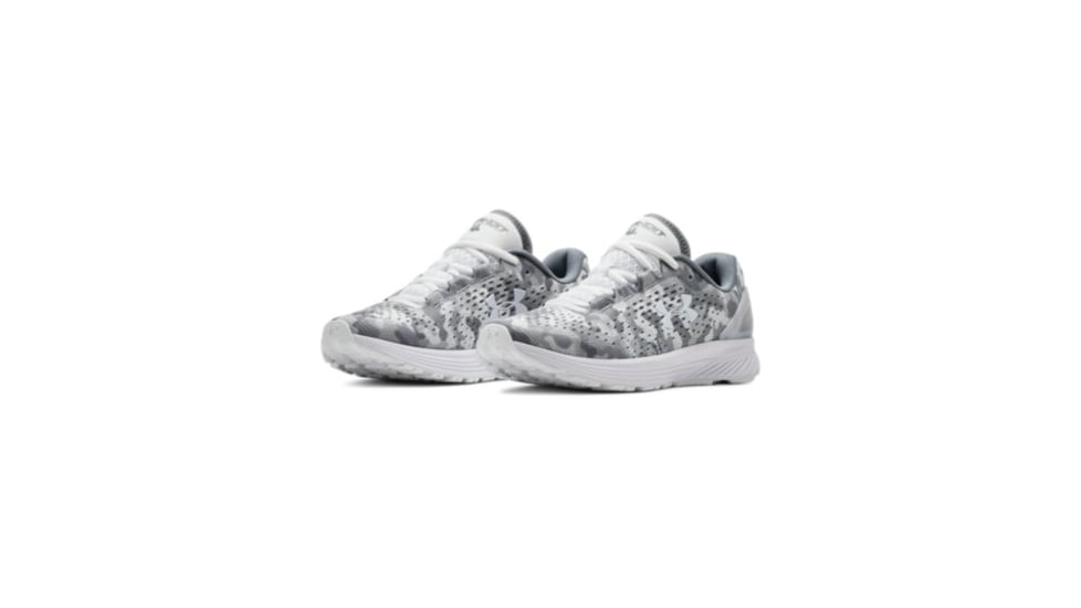 SHED, Under Armour Charged Bandit 4 Gr Road Running Shoe - Womens, White/Overcast Gray, 7 US, 3021644-102-8