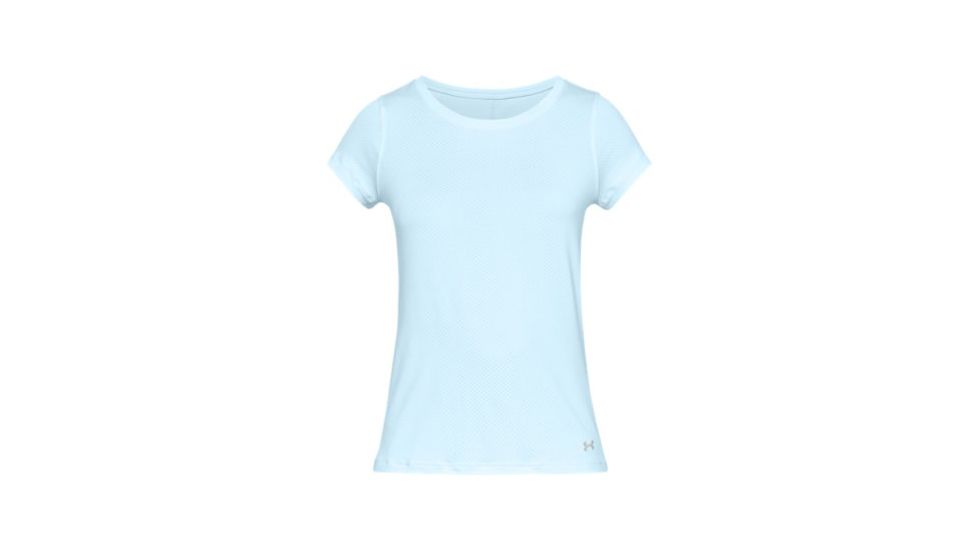 SHED, Under Armour Heat Gear Armour Short Sleeve Shirt - Womens, Coded Blue, Small, 1328964-451-S