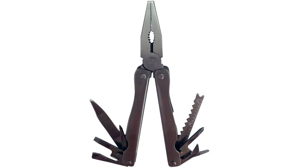 Sheffield 14-In-1 Folding Multi Tool with Drop Point Blade 1200E