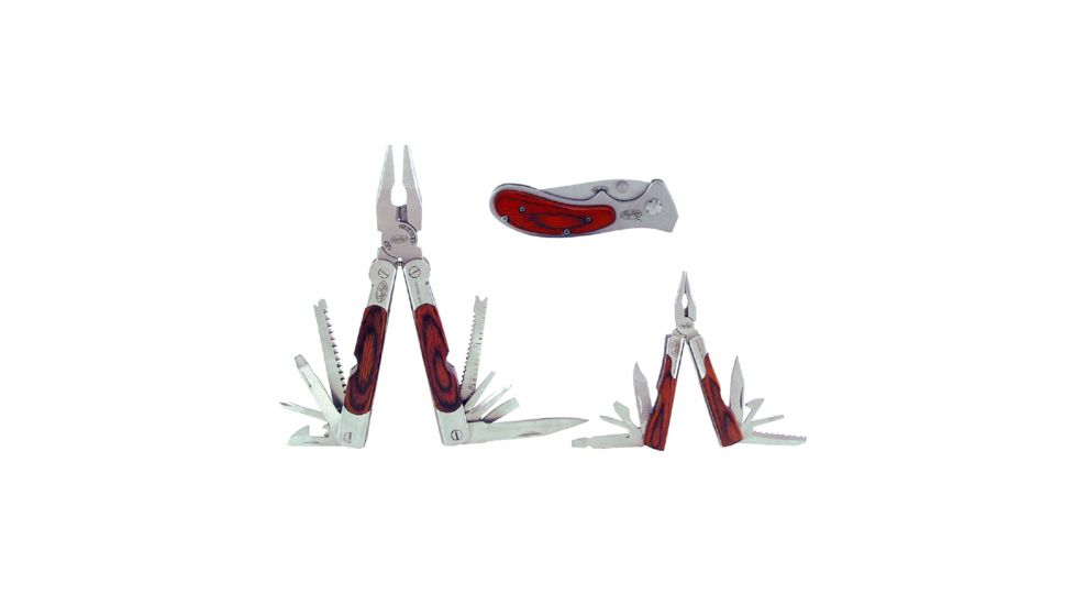 Sheffield 3 Piece All Purpose Tool Set- Pocket Knife, 18-in-1 Multitool, 12-in-1 Multitool 4006904