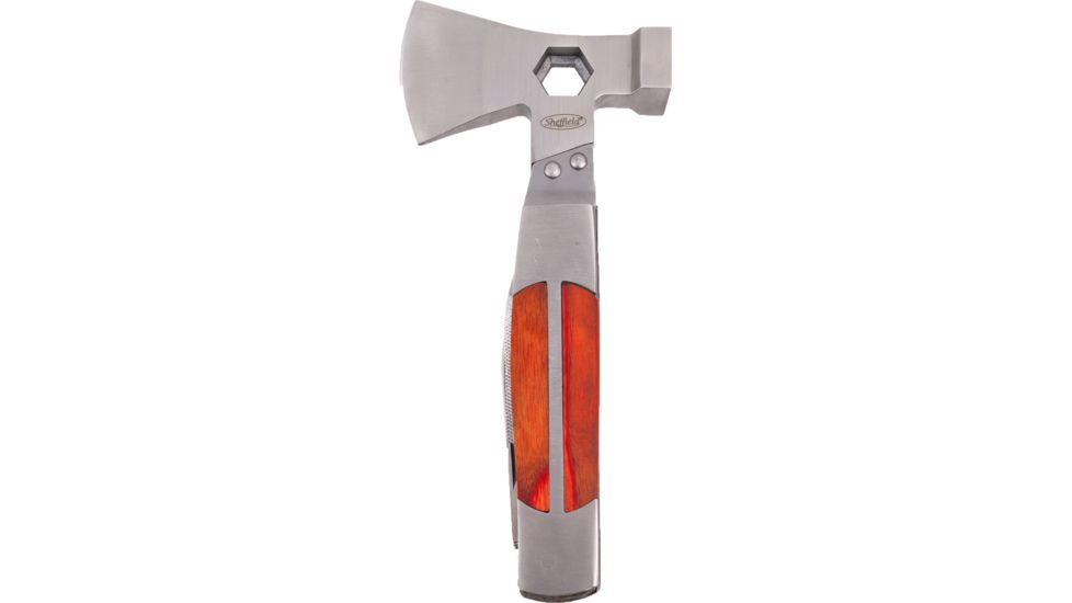 Sheffield Camper 12-in-1 Multi-Tool w/ Hardwood Handle, 12301