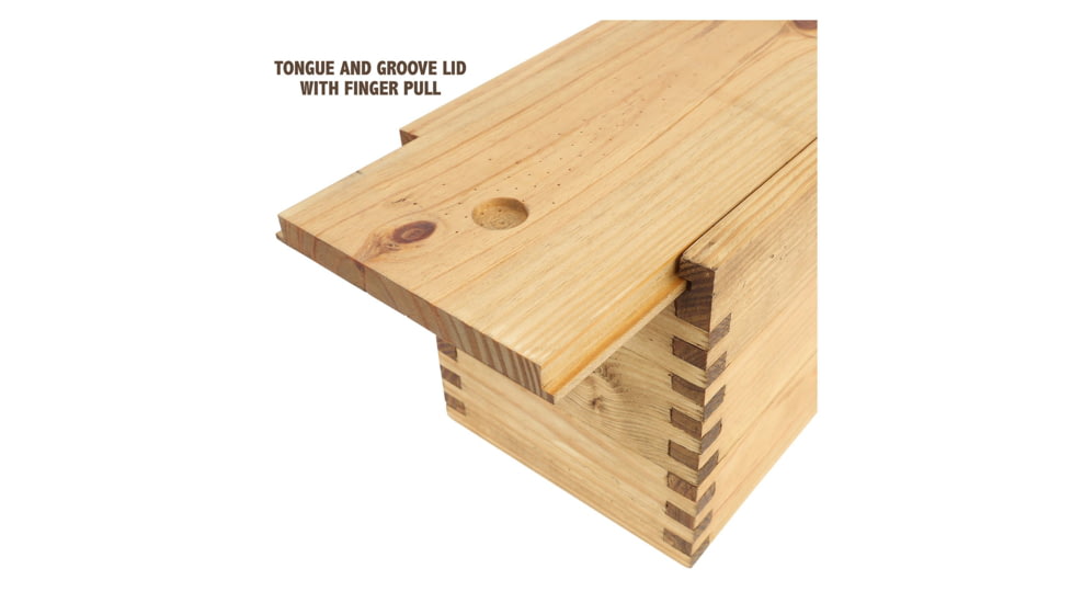 Sheffield Standard Pine Craft Box, Crafted in USA Design, Brown, 12650-8