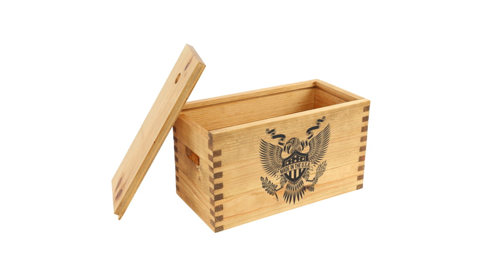 Sheffield Standard Pine Craft Box, Crest Design, Brown, 12650-6