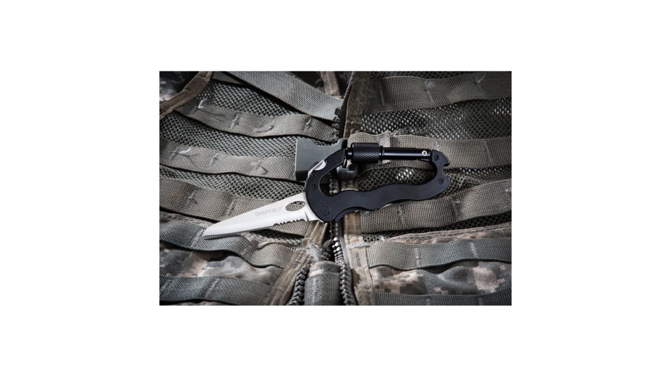 Sheffield Wilco 4-In-1 Carabiner Multi-Tool, Black, 12173