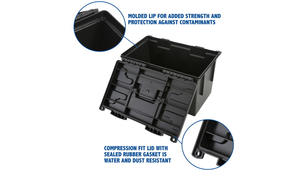 Sheffield XL Field Box, Black, 12700