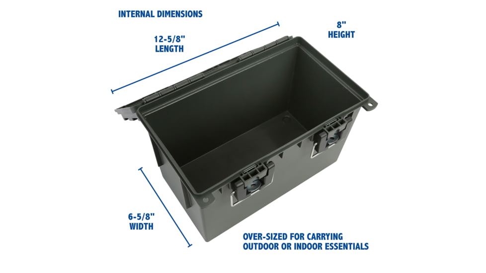Sheffield XL Field Box, Olive Drab Green, 12710