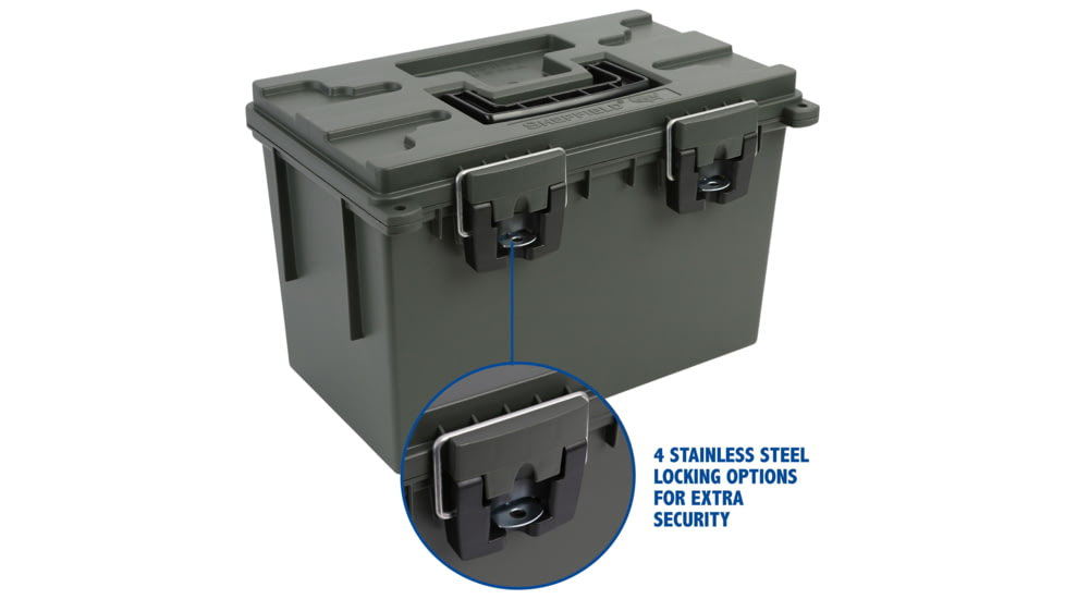 Sheffield XL Field Box w/ Tray, Olive Drab Green, 12712