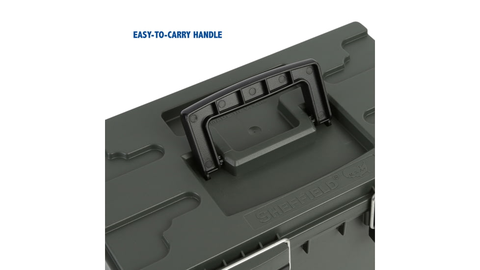 Sheffield XL Field Box w/ Tray, Olive Drab Green, 12712