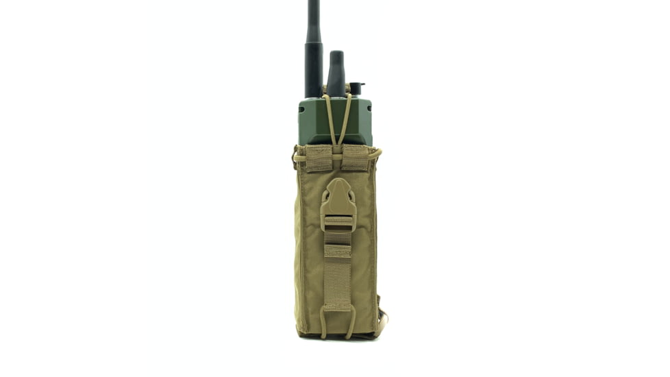 Shellback Tactical Adjustable MBITR Radio Pouch, Molle compatible, Coyote, One Size, SBT-7040-CT
