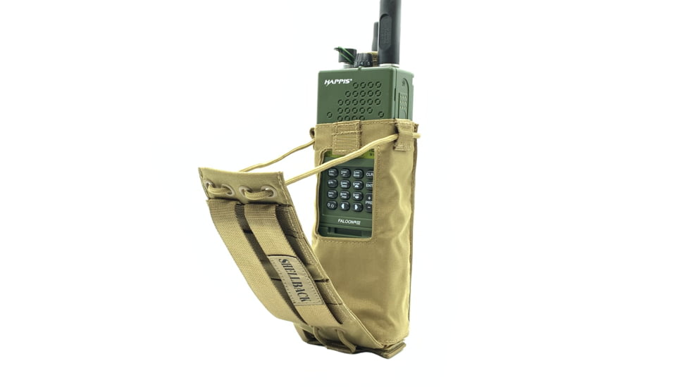 Shellback Tactical Adjustable MBITR Radio Pouch, Molle compatible, Coyote, One Size, SBT-7040-CT