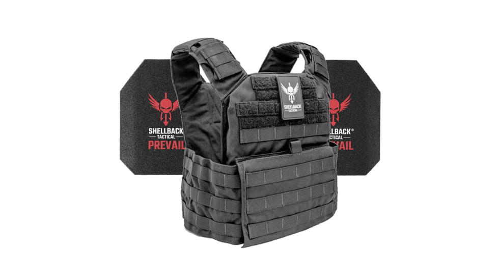 Shellback Tactical Banshee Rifle Level III Steel Plates Armor Kit, Black, One Size, SBT-BANRIF-AR1000-BK