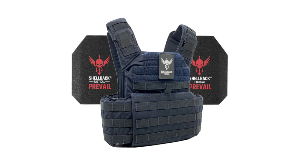 Shellback Tactical Banshee Rifle Level III Steel Plates Armor Kit, Navy Blue, One Size, SBT-BANRIF-AR1000-NB