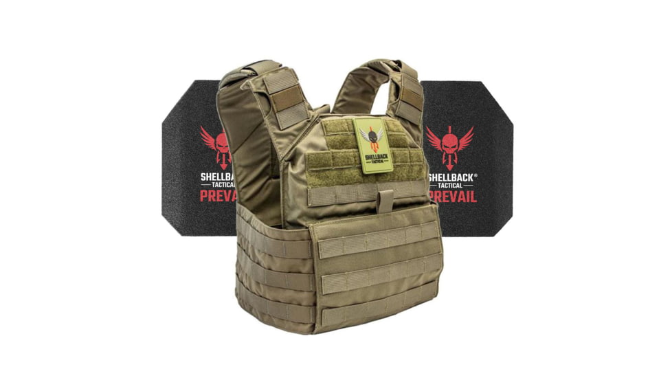 Shellback Tactical Banshee Rifle Level III Steel Plates Armor Kit, Ranger Green, One Size, SBT-BANRIF-AR1000-RG