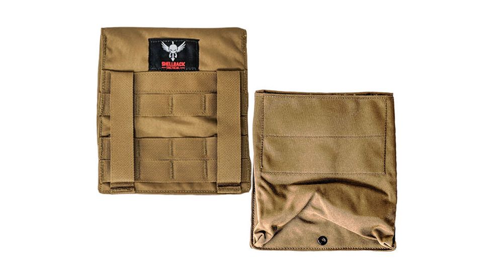 Shellback Tactical Banshee Side Armor Plate Pockets, 6x6 Set of 2, Coyote Tan, SBT-BSPP-CT