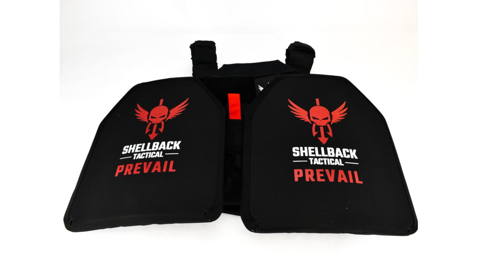 Shellback Tactical Defender Active Shooter Armor Kit with Level IV Model 1155 Armor Plates, Black, One Size, NSN N, SBT-ACTSHOOT-AR-BK