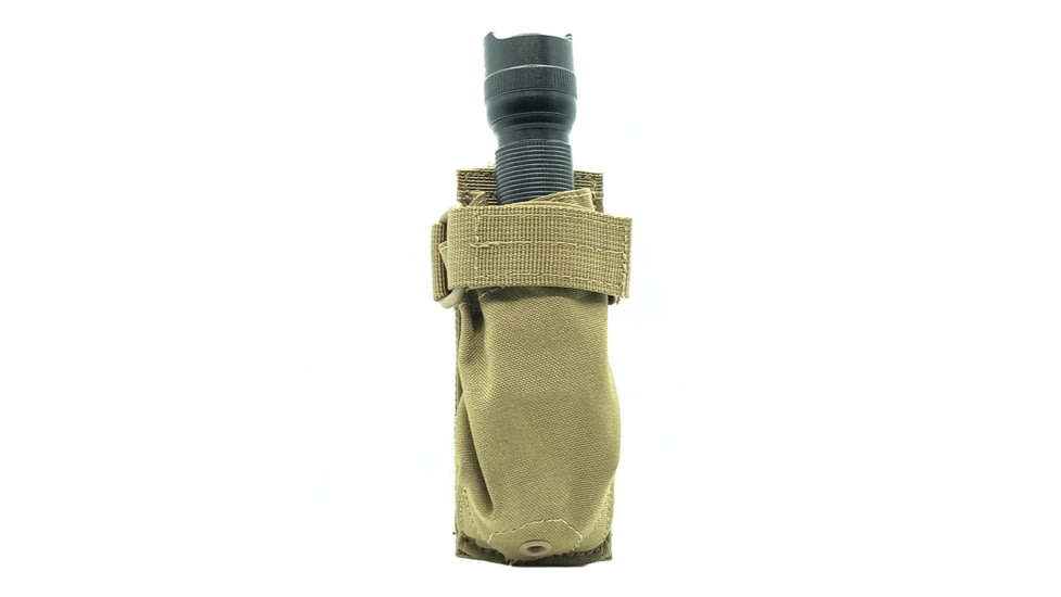 Shellback Tactical Flashlight Pouch, Molle compatible, Coyote, One Size, SBT-7030-CT