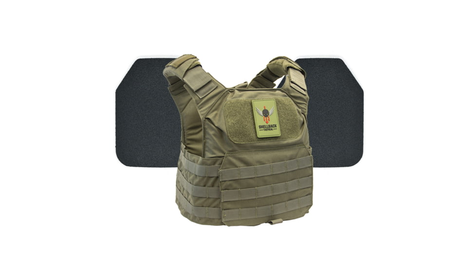 Shellback Armor Europe Shellback Tactical Patriot Body Armor Kit with Level III+ Model P5mmSAO ...