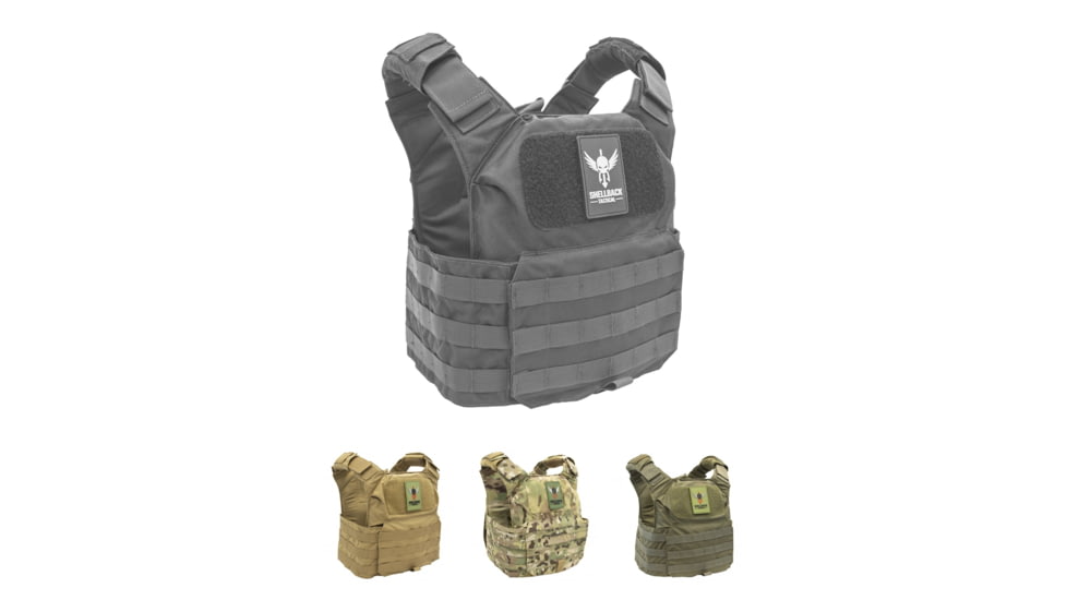 Shellback Tactical Patriot Plate Carrier, Black, Coyote, MultiCam, Ranger Green