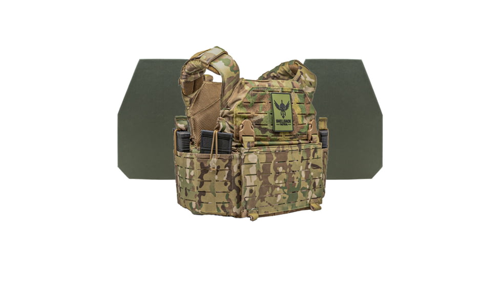 Shellback Tactical Rampage 2.0 Level IV Body Armor Kit with Model L410 Plates, Multicam, One Size, SBT-9031-L410-MC