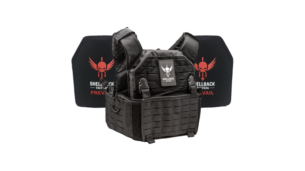 Shellback Tactical Rampage 2.0 Lightweight Level III Armor System, Black, One Size, SBT-9031-LON-III-P-BK