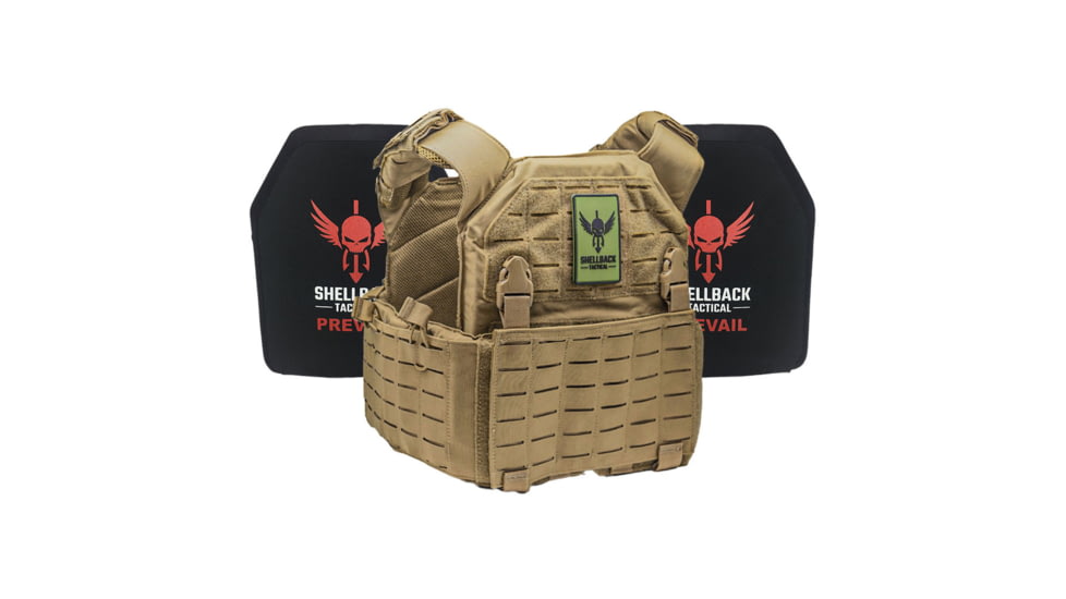 Shellback Tactical Rampage 2.0 Lightweight Level III Armor System, Coyote, One Size, SBT-9031-LON-III-P-CT