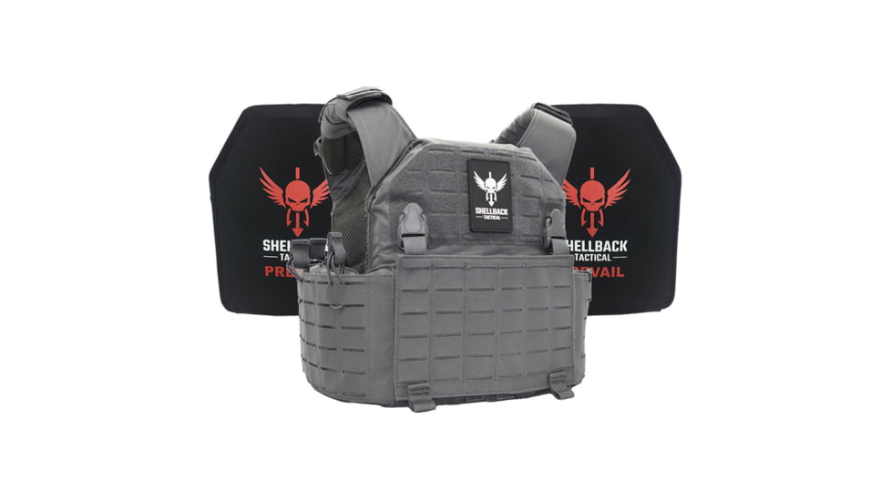 Shellback Tactical Rampage 2.0 Lightweight Level III Armor System, Wolf Grey, One Size, SBT-9031-LON-III-P-WG
