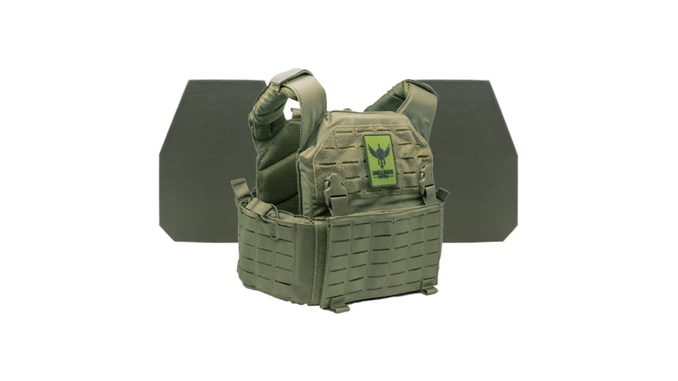 Shellback Tactical Rampage 2.0 Level IV Body Armor Kit with Model L410 Plates, Ranger Green, One Size, SBT-9031-L410-RG