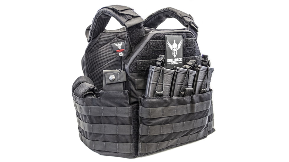 Shellback Tactical SF Plate Carrier, Black, Extra Large, GSA-SF-BK-XL