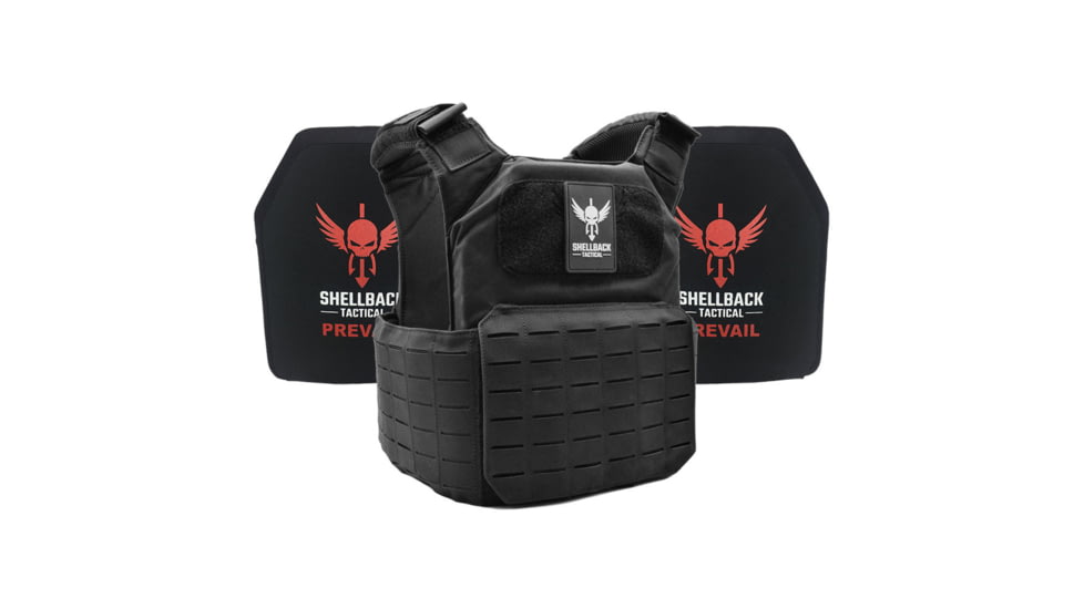 Shellback Tactical Shield Level IV Active Shooter Kit, Black, One Size, SBT-9011-1155-BK
