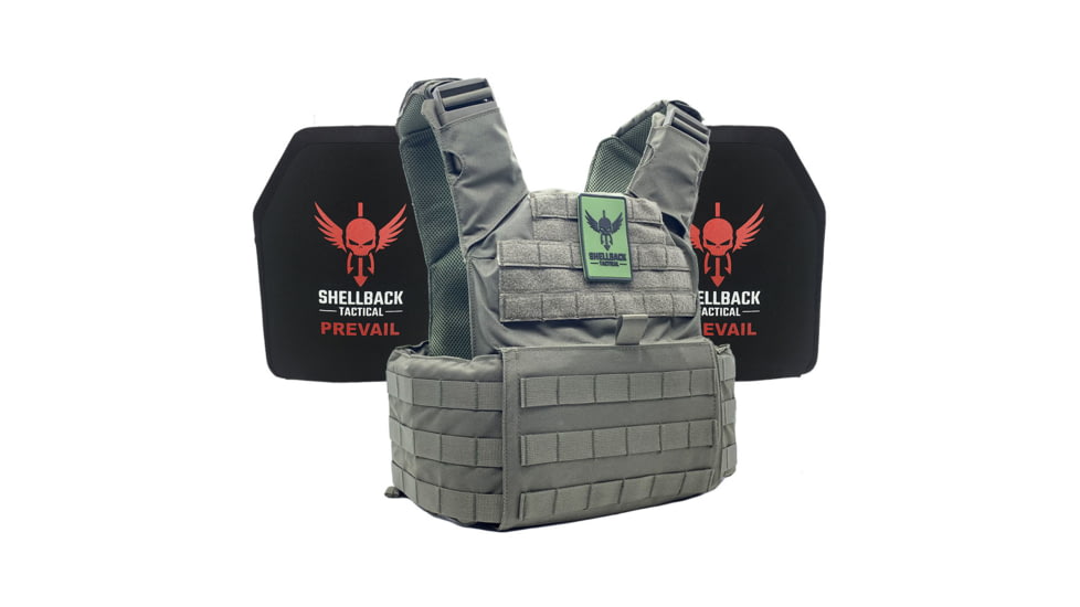 Shellback Tactical Skirmish Active Shooter Kit with Two Level IV 1155 Plates, Ranger Green, One Size, SBT-9020-1155-RG