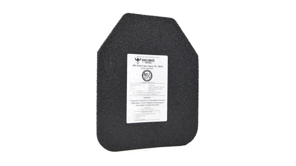 Shellback Tactical Skirmish Body Armor Kit with Level III+ Model P5mmSAO Plates, Black, One Size, SBT-9020-P5MM-BK