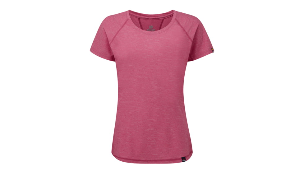 Sherpa Rinchen Short Sleeve Tee - Womens, Phagun Pink, Extra Small SW3109-PHAGUN PINK-XS