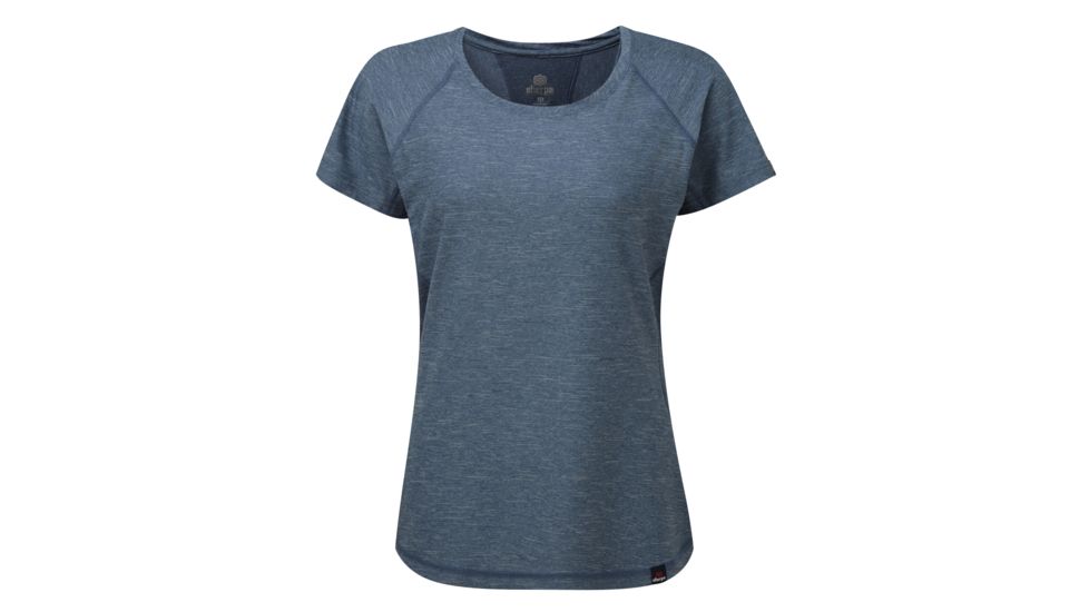 Sherpa Rinchen Short Sleeve Tee - Womens, Samudra, Extra Large SW3109-SAMUDRA-XL
