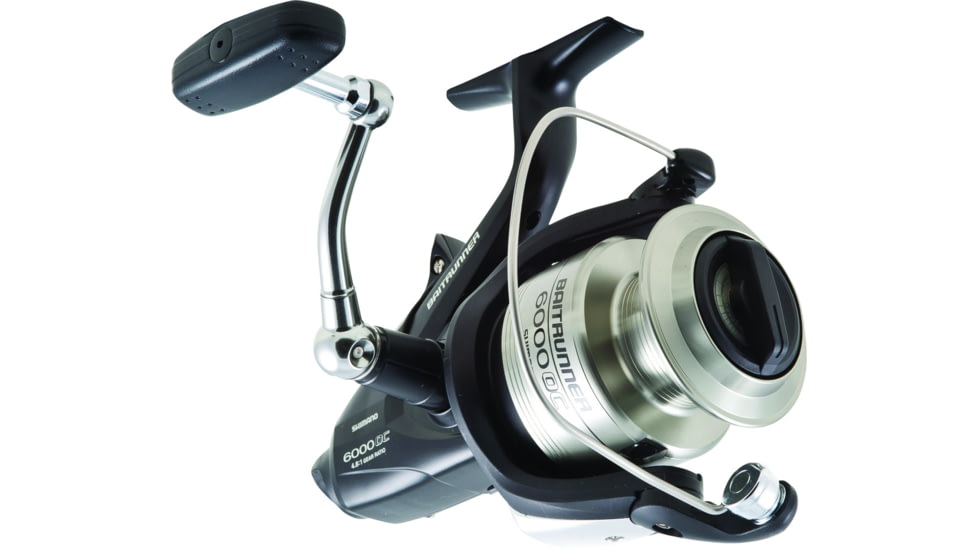 Shimano Baitrunner 6000 OC Saltwater Spinning Reel, Ambi 3BB + 1RB, 4.8:1 Ratio, Alum Spool, Braid 30/245, 50/210, 65/130, BTR6000OC