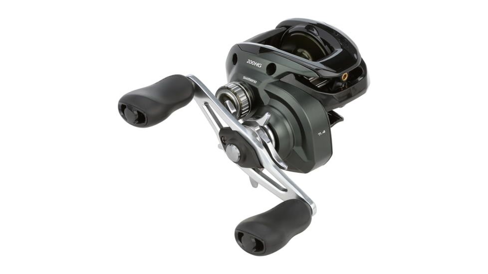 Shimano Curado 200HGM 7.4:1 Low Profile Baitcast RH, 7BB 7.6oz 8/180, 10/155, 14/110 Mono Line Capacity,Box, CU200HGM