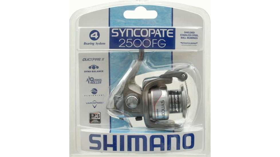 Shimano Syncopate 2500 Front Drag Spin Reel Clam 046335