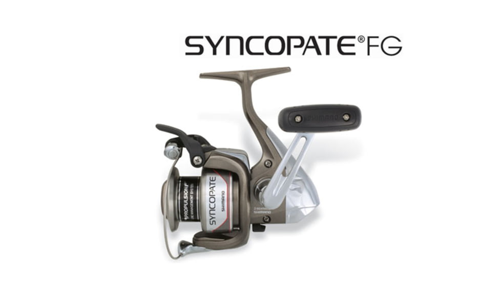 Shimano Syncopate 2500 Spinning Reel, 5.2:1, 4, Ambidextrous, SC4000FGC