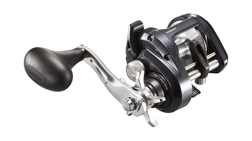 Shimano Tekota 500 Conv. Levelwind Star Drag Reel, RH 4BB 6.3:1, 340/14lb Mono, 330/50lb Power Pro, TEK500HGA